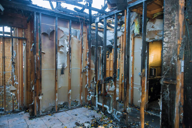 Professional Fire Damage Cleanup technician working in Baring, WA